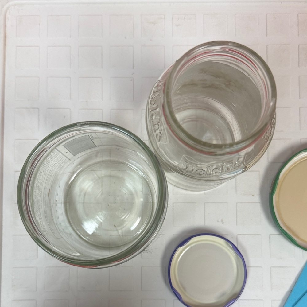 Assorted Glass Jars with Multi-Color Lids - Picture 10 of 12